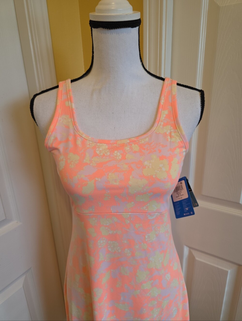 COLUMBIA ORANGE TANK DRESS, SIZE S, NEW - Picture 2 of 13